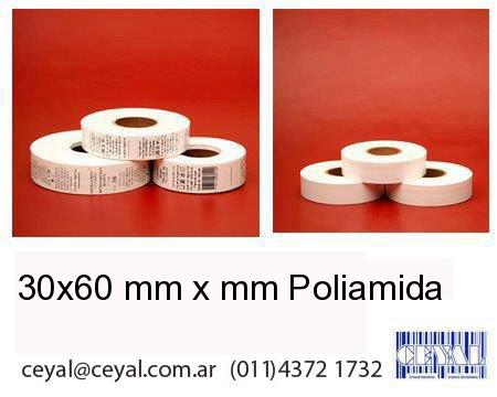 30×60 mm x mm Poliamida