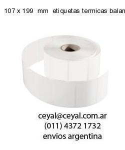 107 x 199  mm  etiquetas termicas balanzas