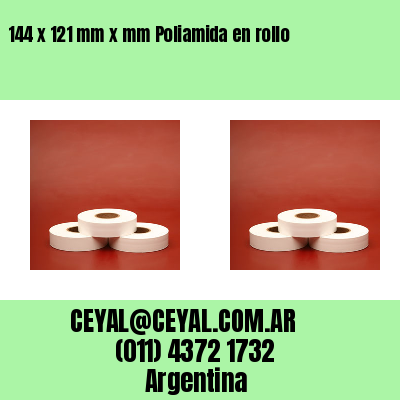 144 x 121 mm x mm Poliamida en rollo