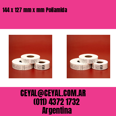 144 x 127 mm x mm Poliamida
