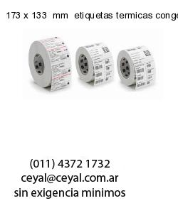173 x 133  mm  etiquetas termicas congelado