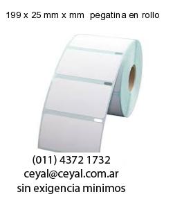 199 x 25 mm x mm  pegatina en rollo