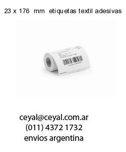23 x 176  mm  etiquetas textil adesivas
