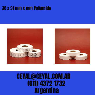 38 x 91 mm x mm Poliamida
