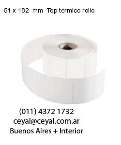 51 x 182  mm  Top termico rollo