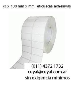 73 x 180 mm x mm  etiquetas adhesivas redondas