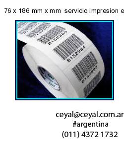76 x 186 mm x mm  servicio impresion etiquetas
