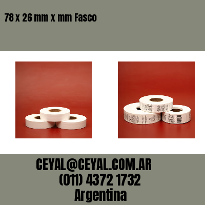 78 x 26 mm x mm Fasco