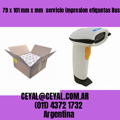79 x 101 mm x mm  servicio impresion etiquetas ilustracion