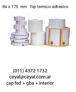 84 x 175  mm  Top termico adhesivo