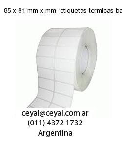 85 x 81 mm x mm  etiquetas termicas balanzas