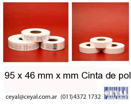 95 x 46 mm x mm Cinta de poliamida