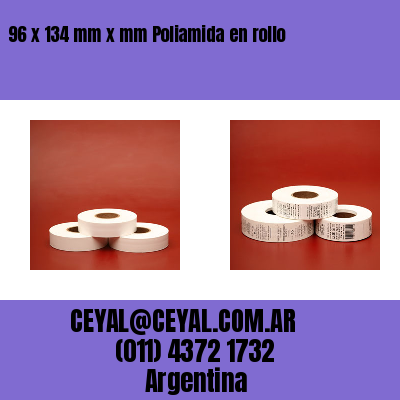 96 x 134 mm x mm Poliamida en rollo