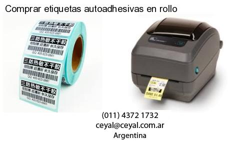 Comprar etiquetas autoadhesivas en rollo