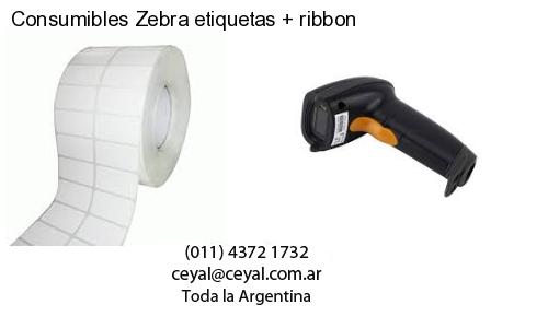 Consumibles Zebra etiquetas   ribbon
