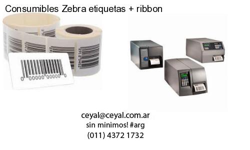 Consumibles Zebra etiquetas ribbon