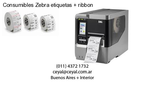 Consumibles Zebra etiquetas   ribbon