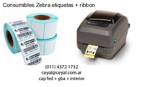 Consumibles Zebra etiquetas   ribbon