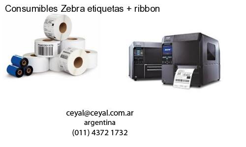 Consumibles Zebra etiquetas ribbon