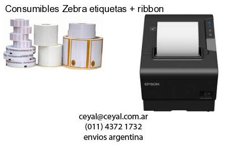Consumibles Zebra etiquetas   ribbon