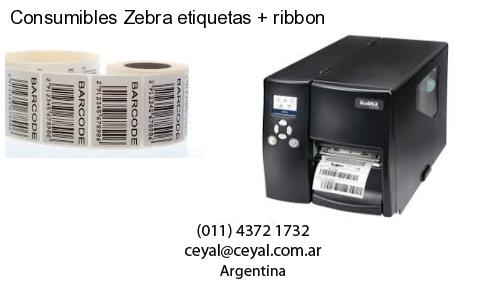 Consumibles Zebra etiquetas   ribbon