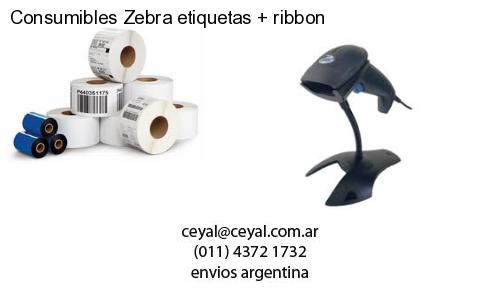 Consumibles Zebra etiquetas ribbon