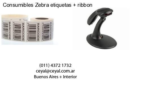 Consumibles Zebra etiquetas   ribbon