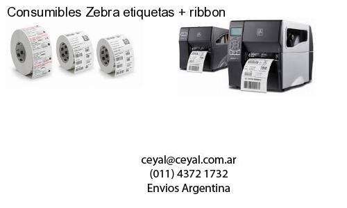 Consumibles Zebra etiquetas   ribbon