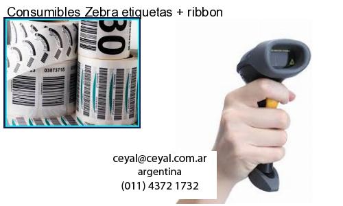 Consumibles Zebra etiquetas   ribbon