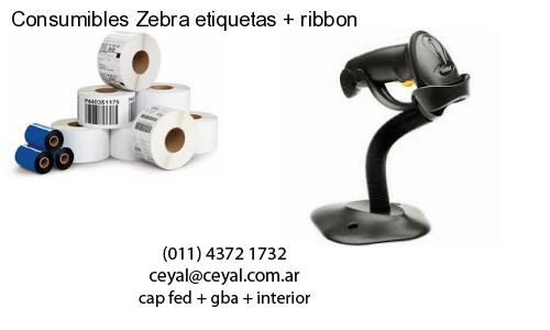 Consumibles Zebra etiquetas   ribbon