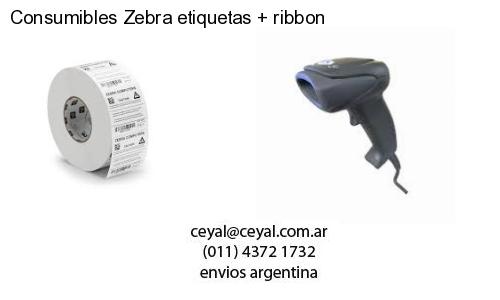 Consumibles Zebra etiquetas   ribbon