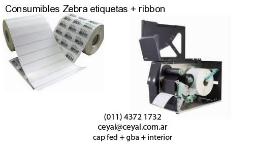 Consumibles Zebra etiquetas   ribbon