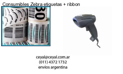 Consumibles Zebra etiquetas   ribbon