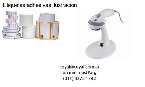 Etiquetas adhesivas ilustracion