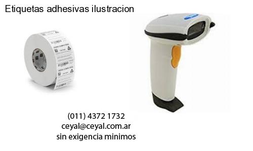 Etiquetas adhesivas ilustracion