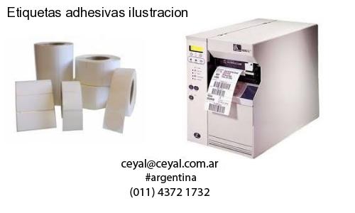 Etiquetas adhesivas ilustracion