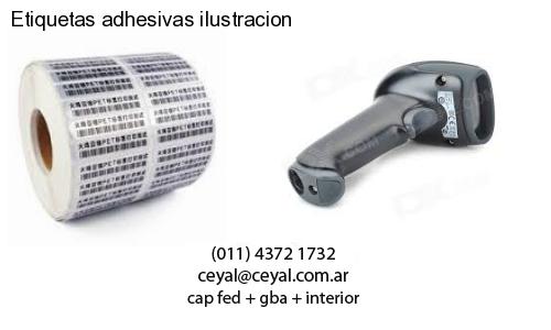 Etiquetas adhesivas ilustracion