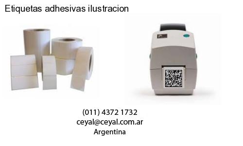 Etiquetas adhesivas ilustracion
