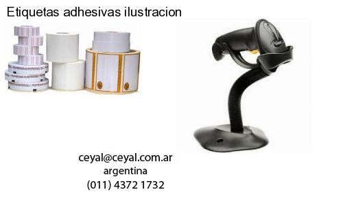 Etiquetas adhesivas ilustracion