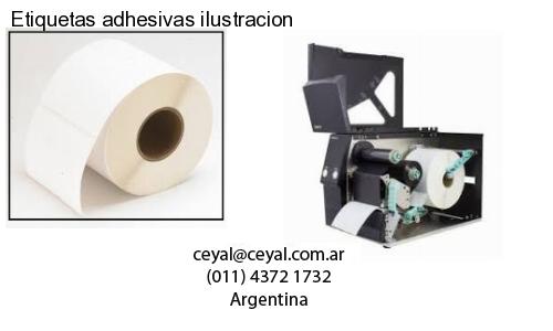 Etiquetas adhesivas ilustracion