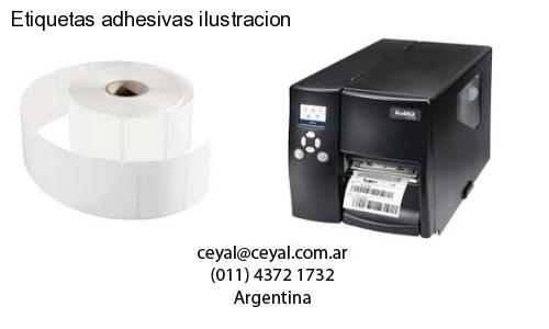 Etiquetas adhesivas ilustracion