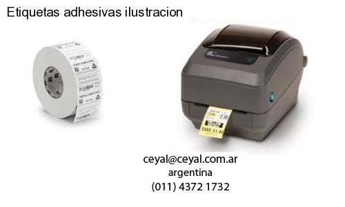 Etiquetas adhesivas ilustracion