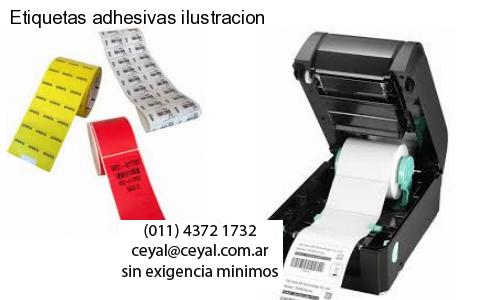 Etiquetas adhesivas ilustracion