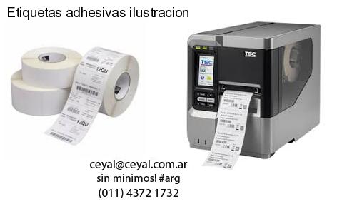 Etiquetas adhesivas ilustracion