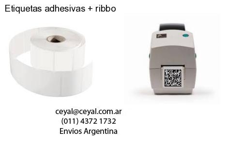Etiquetas adhesivas ribbo