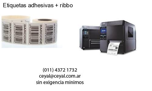 Etiquetas adhesivas   ribbo