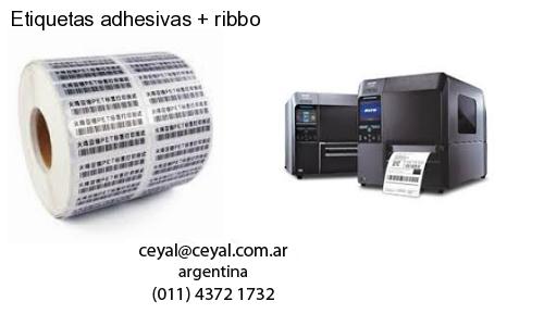 Etiquetas adhesivas   ribbo
