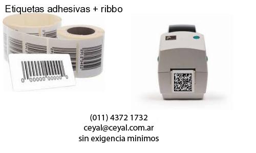 Etiquetas adhesivas ribbo