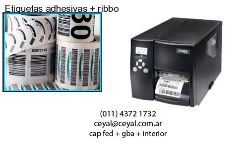 Etiquetas adhesivas ribbo
