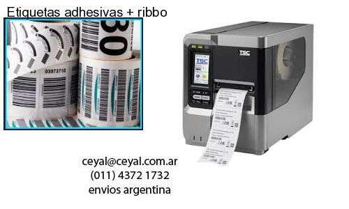 Etiquetas adhesivas ribbo